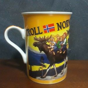 Troll Norway Trolls Coffee Mug Tea Cup Norway Porcelain by Way Nor